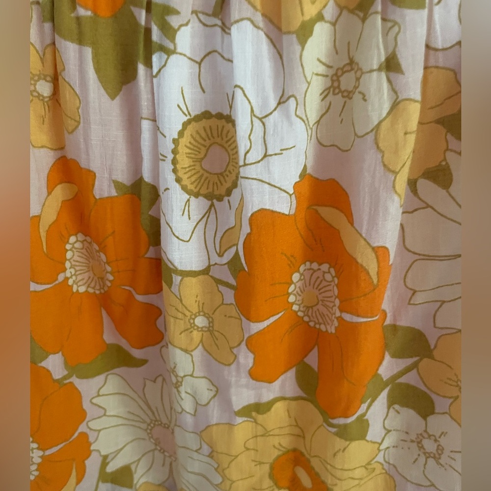 Stunning Mille strapless 70s print dress - Picture 4 of 4